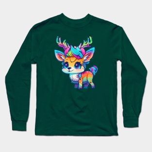 Forest Frisk Cute Deer Dance Long Sleeve T-Shirt